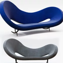 Moroso Victoria and Albert sofa 3D model