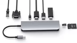  Network Cable Head SD Card Data Cable VGA HDMI Docking station 3D model