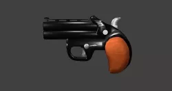 Palm pistol  3D model