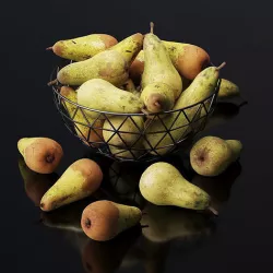 Pears set 3D model