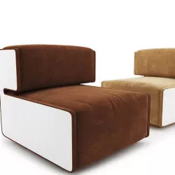 Pierre Cardin lounge chairs 3D model