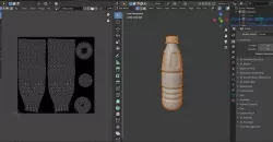 Plastic Water Bottle 3D model