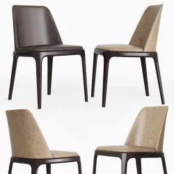 Poliform Grace Dining Chair 3D model