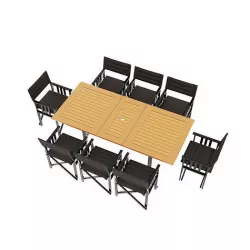 Portable Eight Seater Table Chair Set 3D model