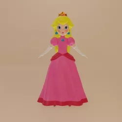 Princess Peach 3D model