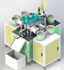 Printer accessories bearing automatic assembly machine 3D model