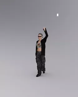 Protestor 3D model