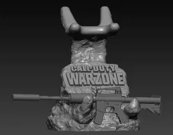 ps4 stand call of duty 3D model