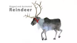 Reindeer 3D model