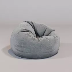 round bean bag 3D model