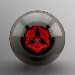 Sasuke Eternal Mangekyou Sharingan 3D model