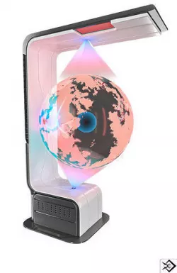 sci fi control panel 3D model