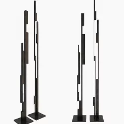 Set of geometric sculptures 3D model