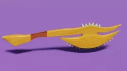 shark tooth axe 3D model