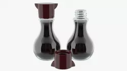 Soy sauce in a bottle 04 3D model