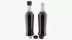 Soy sauce in a bottle 07 3D model