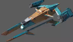 Space Fighter VORTEX 3D model