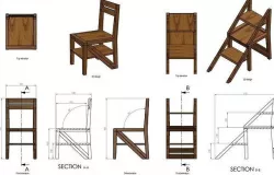 stair chair design 3D model