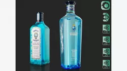 Star of Bombay  English Estate Gin bottles set 02  3D model