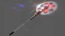 Steampunk Two-Handed Sawblade 3D model