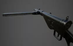 STEN MkII SMG Low-poly 3D model
