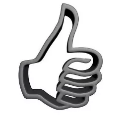 symbol  thumb up 3D model