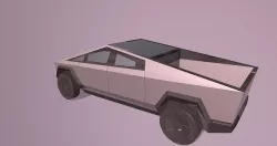 TESLA Unique CYBERTRUCK  textured Concept 3D model 3D model