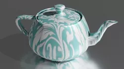 Textured Teapot 3d model 3D model