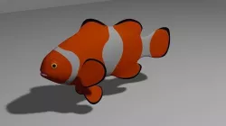  the nemo clown fish Low-poly 3D model