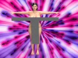 Thick N Sexy Naked Caucasian Lady 3D model