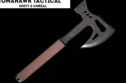 Tomahawk Tactical Unity and Unreal Low-poly 3D model