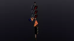 traffic light 3D model