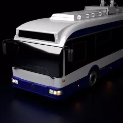 Trolleybus Belkommunmash 3D model