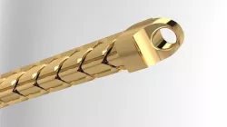 twin cuban chain Stl 3D model