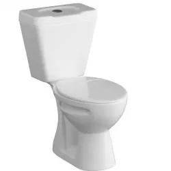 Two piece EWC S Trap toilet 3D model Modeled in 3ds max 3D model