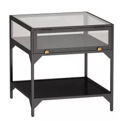 Ventana Display End Table Crate and Barrel 3D model