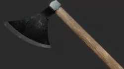 Viking Dane Axe Low-poly 3D model