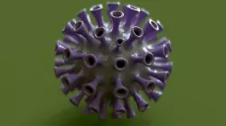 Virus 3D model