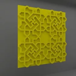 Wall Panel Low-poly 3D model