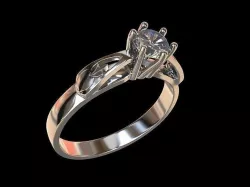 Wdding ring 1 3D model