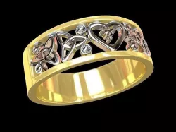 Wedding ring 2 3D model