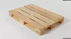 Wooden euro pallet new condition not used 3D model
