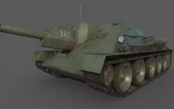1944 SU-122 3D model