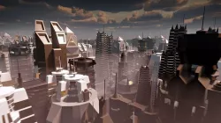 25 Scifi Skyscraper low-poly models Low-poly 3D model