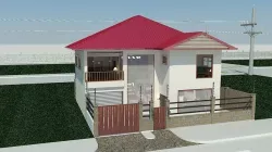3D 2 Storey House with Floor Plan 3D model