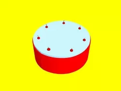 3D cake 3D model
