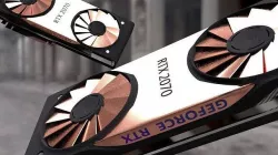 3D model Geforce RTX golden edition in Maxon 4d Cinema r 20 Low-poly 3D model