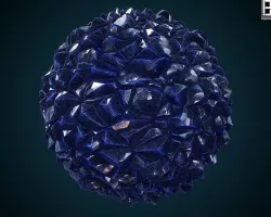 4k PBR Texture Of Glowing Crystal Texture