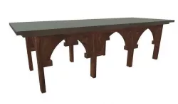 Alter with Gothic Arch design 3D model
