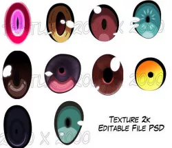 Anime Eyes Texture